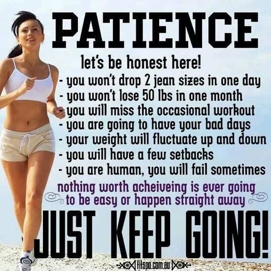 be patient living healthy lifestyle
