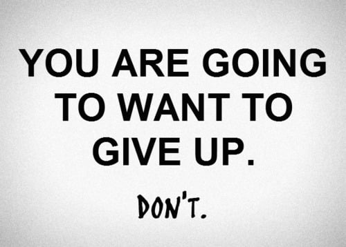 dont give up tip healthy lifestyle dont give up tip healthy lifestyle