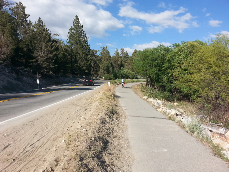 big bear lake bike trail trip