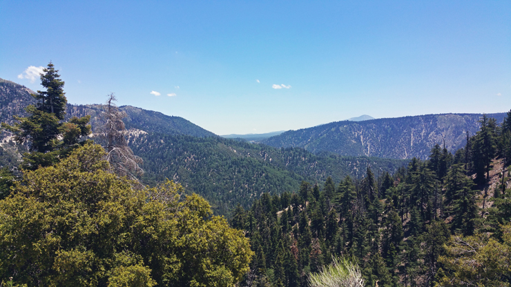 Big Bear lake mountains