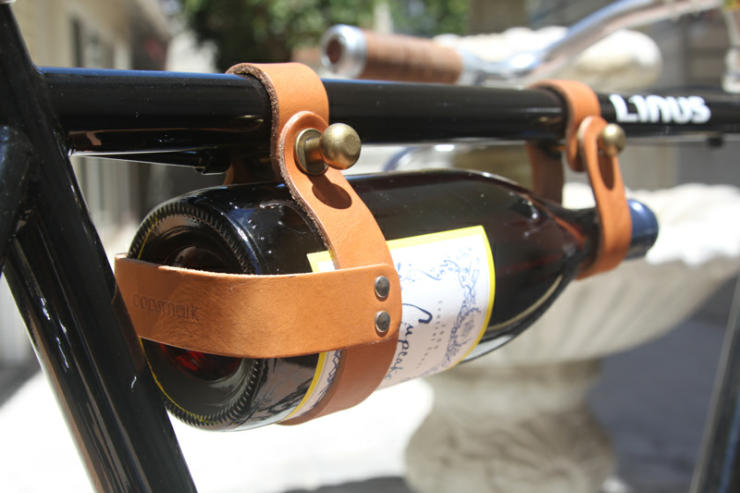 cool bike accessories wine rack