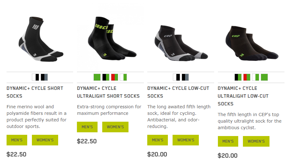 compression biking socks