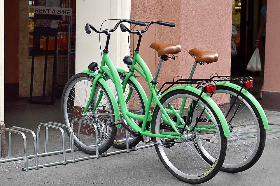 vintage green beach cruiser frames bikes